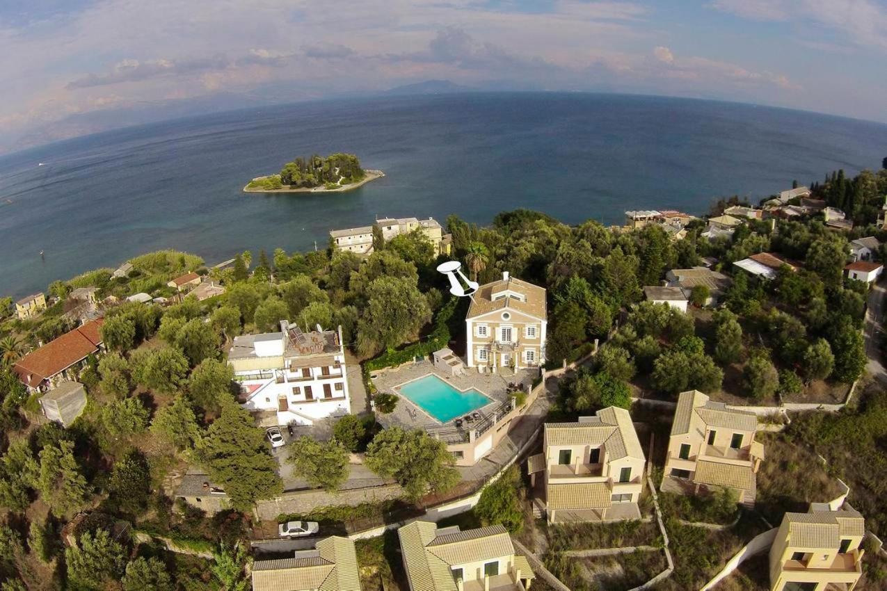 Durrell Corfu Strawberry-Pink Villa Perama  Buitenkant foto